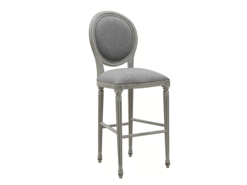 MOZAIC - Solid wood stool with footrest by Il Giardino di Legno - view 2